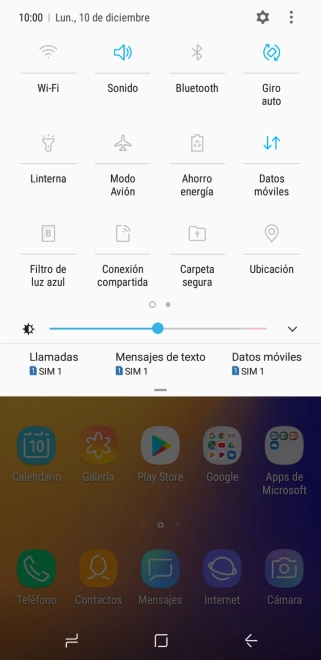 Pulsa Datos móviles para activar o desactivar la función. Pulsa Datos móviles para activar o desactivar la función.