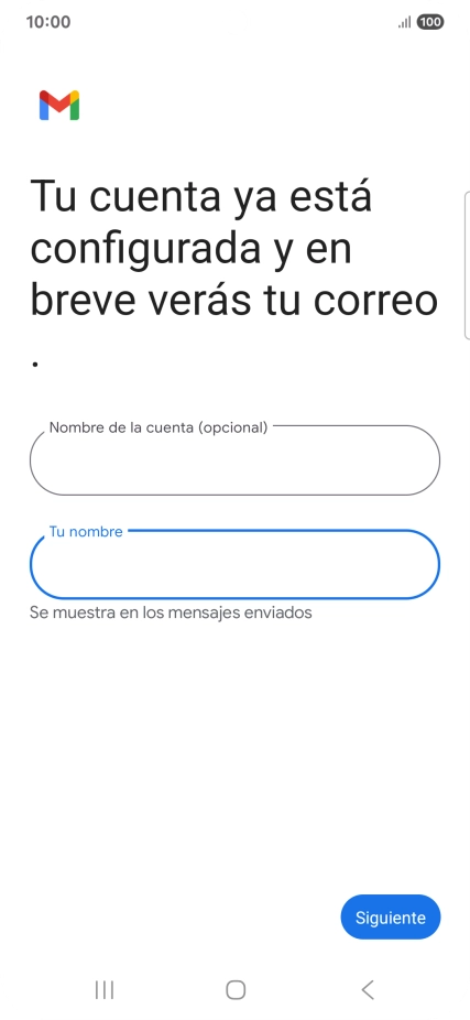 Pulsa Siguiente.