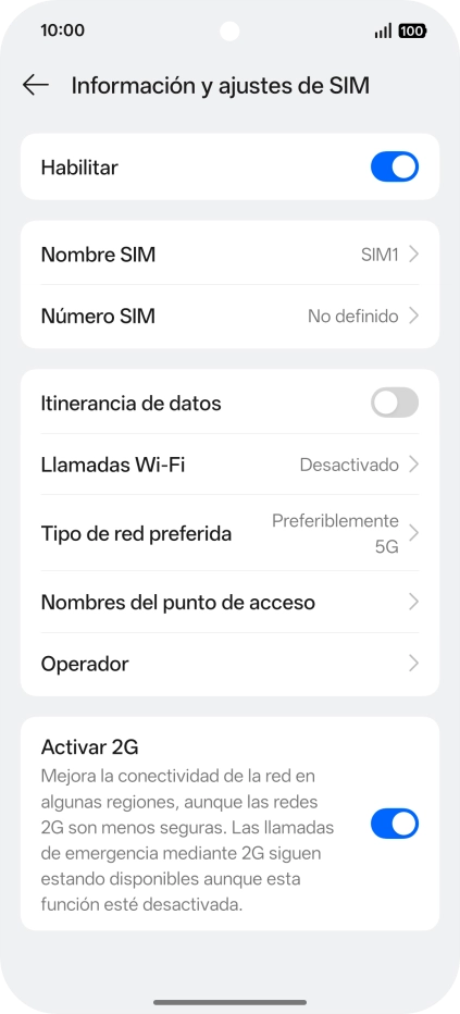 Pulsa Operador. Pulsa Operador.