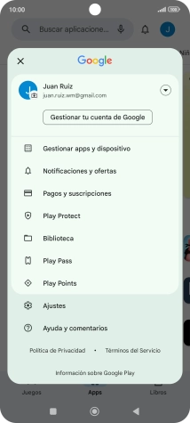 Pulsa Gestionar apps y dispositivo.