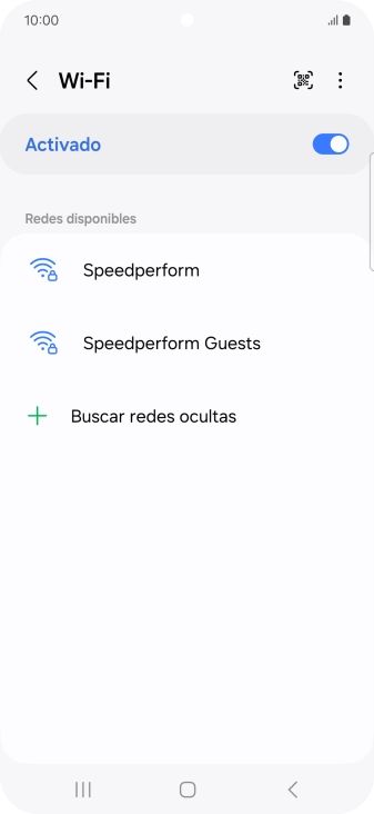 Pulsa la red wifi deseada. Pulsa la red wifi deseada.