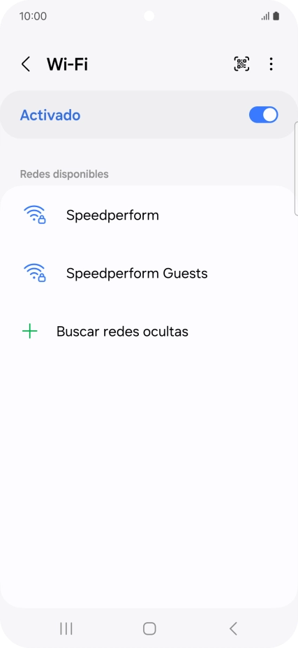 Pulsa la red wifi deseada. Pulsa la red wifi deseada.