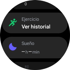 Pulsa Ejercicio.