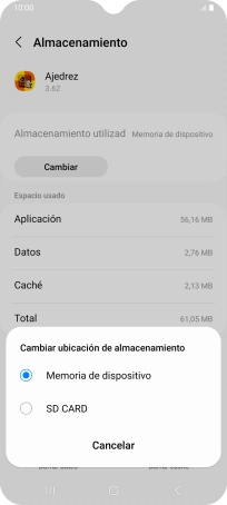 Pulsa el nombre de la tarjeta de memoria. Pulsa el nombre de la tarjeta de memoria.