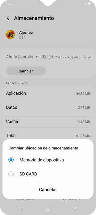 Pulsa el nombre de la tarjeta de memoria. Pulsa el nombre de la tarjeta de memoria.