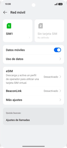 Pulsa Uso de datos.