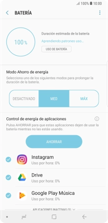 Pulsa la tecla de inicio para terminar y regresar a la pantalla de inicio. Pulsa la tecla de inicio para terminar y regresar a la pantalla de inicio.