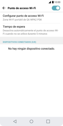 Pulsa la tecla de inicio para terminar y regresar a la pantalla de inicio.