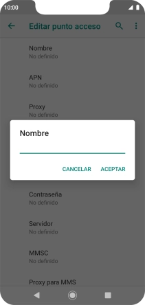 Introduce Vodafone Internet y pulsa ACEPTAR. Introduce Vodafone Internet y pulsa ACEPTAR.