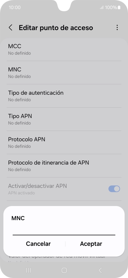Introduce 01 y pulsa Aceptar. Introduce 01 y pulsa Aceptar.