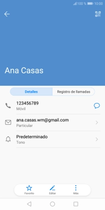 Pulsa el número de teléfono. Pulsa el número de teléfono.