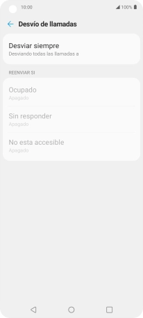 Pulsa el tipo de desvío deseado. Pulsa el tipo de desvío deseado.