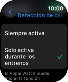 Si deseas tener la función activada siempre, pulsa Siempre activa.