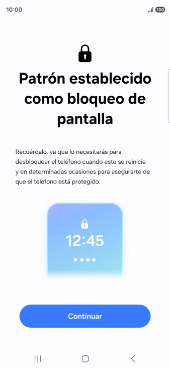 Pulsa Continuar.