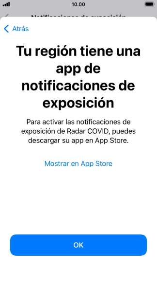 Pulsa Mostrar en App Store y sigue las indicaciones de la pantalla para descargar e instalar la app. Pulsa Mostrar en App Store y sigue las indicaciones de la pantalla para descargar e instalar la app.