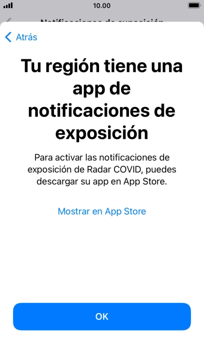 Pulsa Mostrar en App Store y sigue las indicaciones de la pantalla para descargar e instalar la app. Pulsa Mostrar en App Store y sigue las indicaciones de la pantalla para descargar e instalar la app.