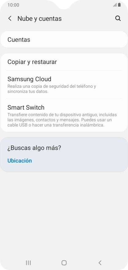 Pulsa Cuentas.