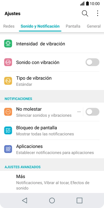 Pulsa Aplicaciones.