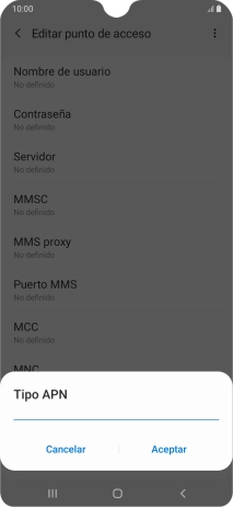 Introduce default y pulsa Aceptar. Introduce default y pulsa Aceptar.