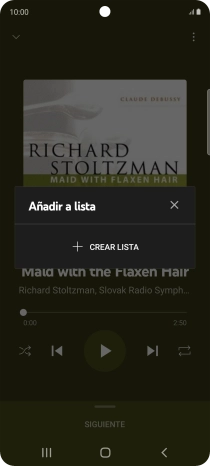 Pulsa CREAR LISTA. Pulsa CREAR LISTA.