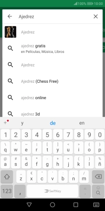 Introduce el nombre del tema o de la app y pulsa el icono de búsqueda. Introduce el nombre del tema o de la app y pulsa el icono de búsqueda.