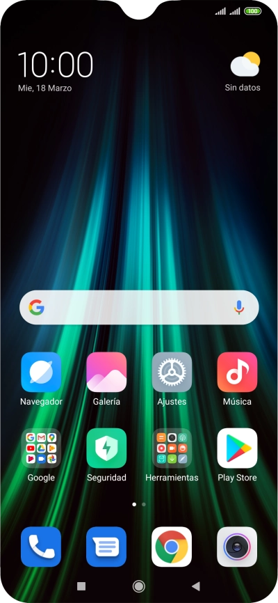Cuando el icono de carga de batería aparece en la pantalla, el teléfono se está cargando. Cuando el icono de carga de batería aparece en la pantalla, el teléfono se está cargando.
