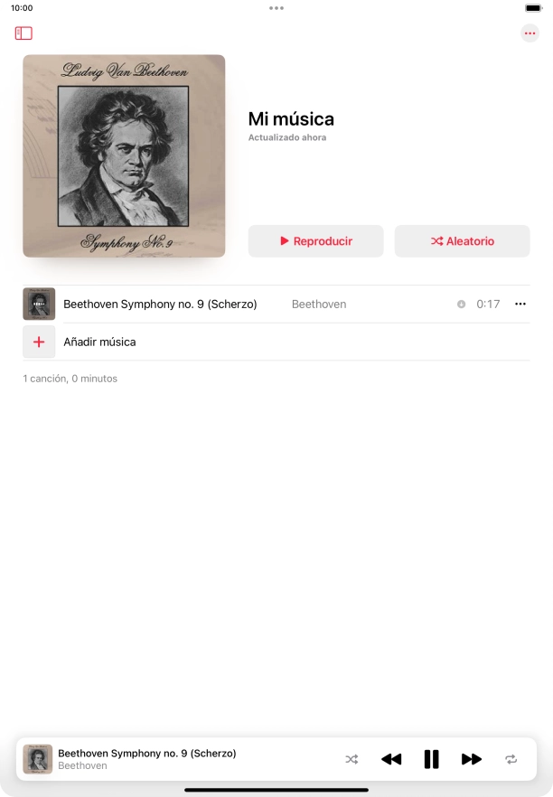 Pulsa el título de la canción. Pulsa el título de la canción.