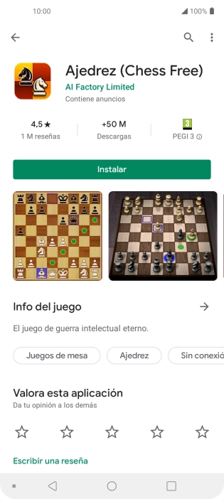 Pulsa Instalar y sigue las indicaciones de la pantalla para instalar la app. Pulsa Instalar y sigue las indicaciones de la pantalla para instalar la app.