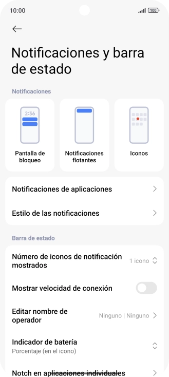 Pulsa Notificaciones de aplicaciones. Pulsa Notificaciones de aplicaciones.