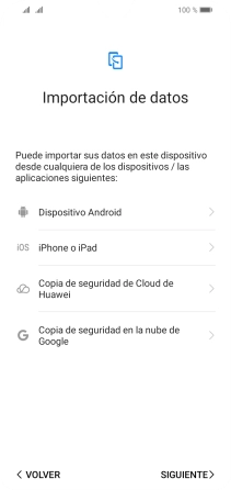 Puedes transferir el contenido de otro teléfono cuando activas tu teléfono por primera vez y cuando lo has restablecido. Cuando aparezca en la pantalla del teléfono esta imagen, ya está listo para la transmisión del contenido del otro teléfono. Puedes transferir el contenido de otro teléfono cuando activas tu teléfono por primera vez y cuando lo has restablecido. Cuando aparezca en la pantalla del teléfono esta imagen, ya está listo para la transmisión del contenido del otro teléfono.