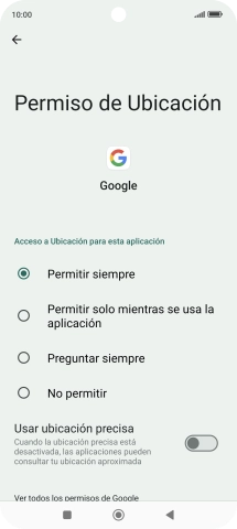 Pulsa el ajuste deseado. Pulsa el ajuste deseado.