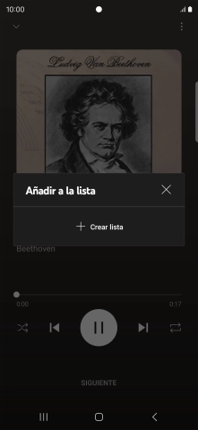Pulsa Crear lista. Pulsa Crear lista.