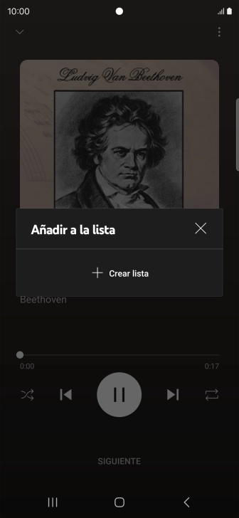 Pulsa Crear lista. Pulsa Crear lista.