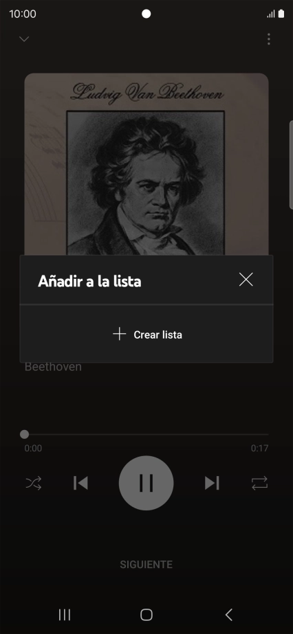 Pulsa Crear lista. Pulsa Crear lista.