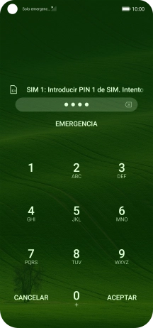Si lo solicita el teléfono, introduce el código PIN y pulsa ACEPTAR. Si lo solicita el teléfono, introduce el código PIN y pulsa ACEPTAR.
