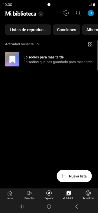 Pulsa la lista desplegable. Pulsa la lista desplegable.