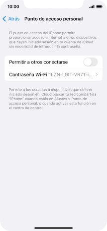 Pulsa Contraseña Wi-Fi e introduce una contraseña. Pulsa Contraseña Wi-Fi e introduce una contraseña.