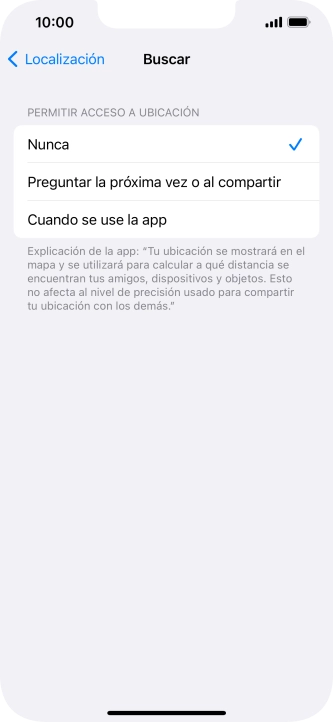 Pulsa el ajuste deseado para activar o desactivar la función. Pulsa el ajuste deseado para activar o desactivar la función.