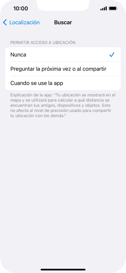 Pulsa el ajuste deseado para activar o desactivar la función. Pulsa el ajuste deseado para activar o desactivar la función.