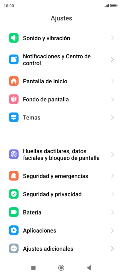 Pulsa Sonido y vibración. Pulsa Sonido y vibración.