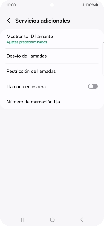 Pulsa Desvío de llamadas.