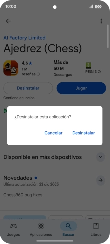 Pulsa Desinstalar. Pulsa Desinstalar.