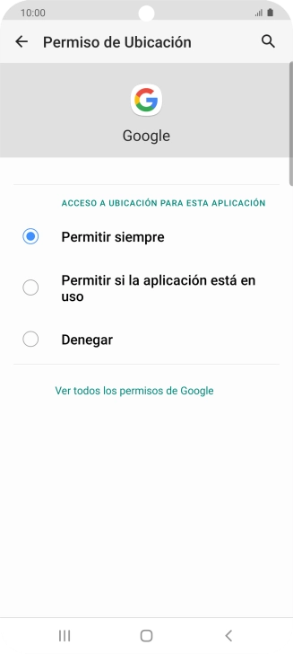 Pulsa el ajuste deseado.