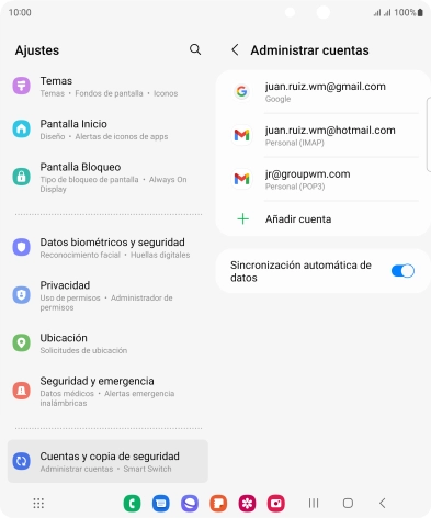 Pulsa el indicador junto a Pulsa el indicador junto a