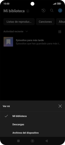 Pulsa una categoría y desplázate al archivo de música deseado. Pulsa una categoría y desplázate al archivo de música deseado.