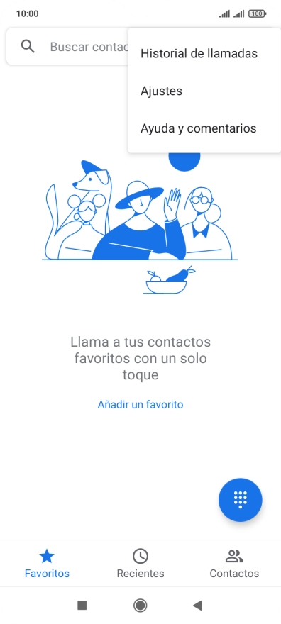 Pulsa Ajustes.