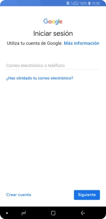 Si no tienes una cuenta de Google, pulsa Crear cuenta y sigue las indicaciones de la pantalla para ver cómo crear una cuenta nueva. Si no tienes una cuenta de Google, pulsa Crear cuenta y sigue las indicaciones de la pantalla para ver cómo crear una cuenta nueva.