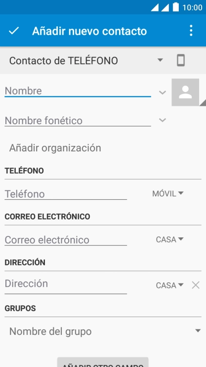Pulsa el icono de imagen. Pulsa el icono de imagen.