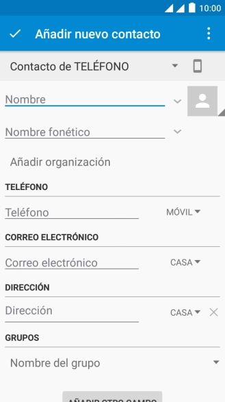 Pulsa el icono de imagen. Pulsa el icono de imagen.