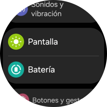 Pulsa Pantalla.